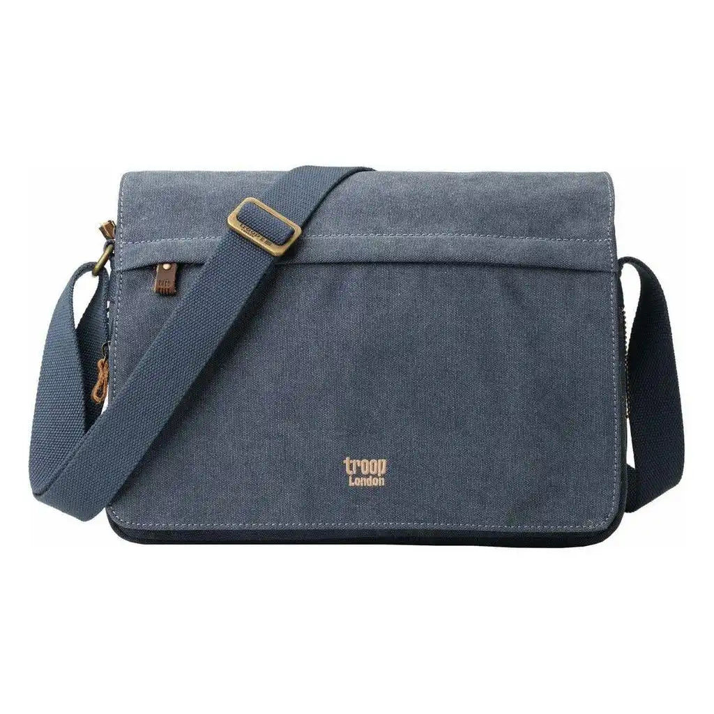 Troop London Canvas Messenger Bag - Troop London Classic - 6 Great Colours 3032 - Apparel & Accessories > Handbags, Wallets & Cases > Handbags > Crossbody Bags emmy-jane-boutique.myshopify.com