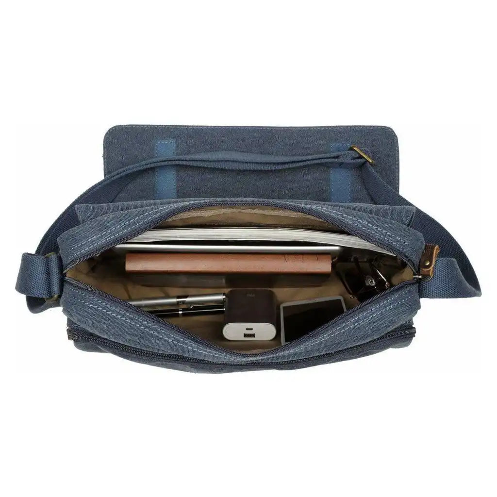 Troop London Canvas Messenger Bag - Troop London Classic - 6 Great Colours 3032 - Apparel & Accessories > Handbags, Wallets & Cases > Handbags > Crossbody Bags emmy-jane-boutique.myshopify.com