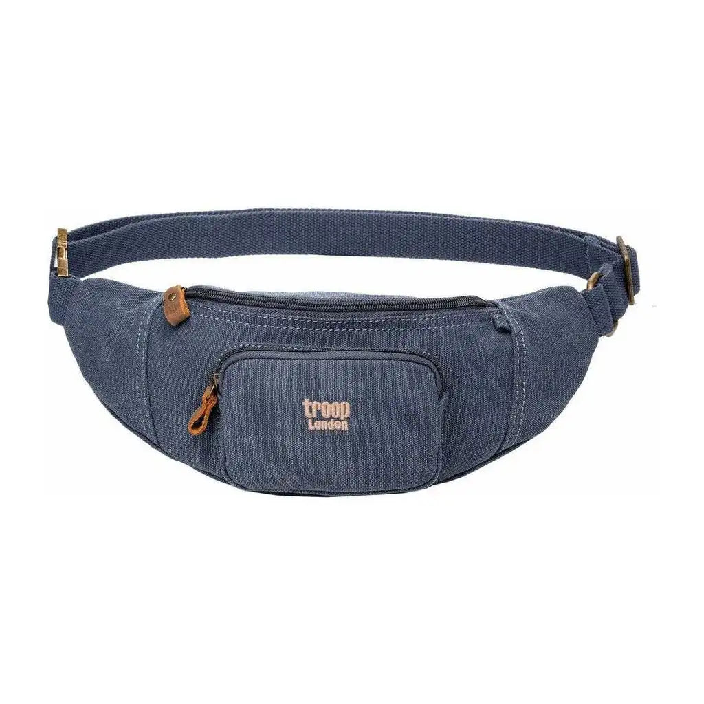Troop London Canvas Bag - Troop London Classic - 8 Colours Luggage & Bags > Fanny Packs > Waist Bags > Troop London Bags > Classic Canvas Waist Bag emmy-jane-boutique.myshopify.com