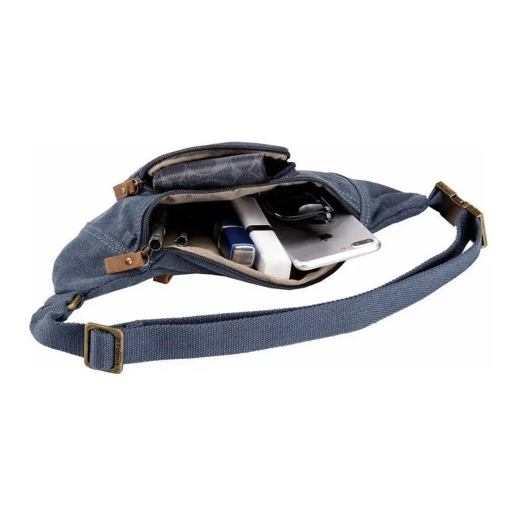Troop London Canvas Bag - Troop London Classic - 8 Colours Luggage & Bags > Fanny Packs > Waist Bags > Troop London Bags > Classic Canvas Waist Bag emmy-jane-boutique.myshopify.com