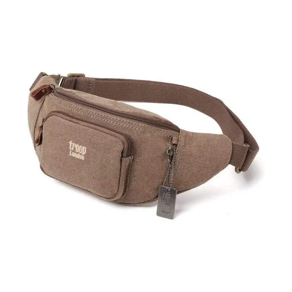 Troop London Canvas Bag - Troop London Classic - 8 Colours Luggage & Bags > Fanny Packs > Waist Bags > Troop London Bags > Classic Canvas Waist Bag emmy-jane-boutique.myshopify.com