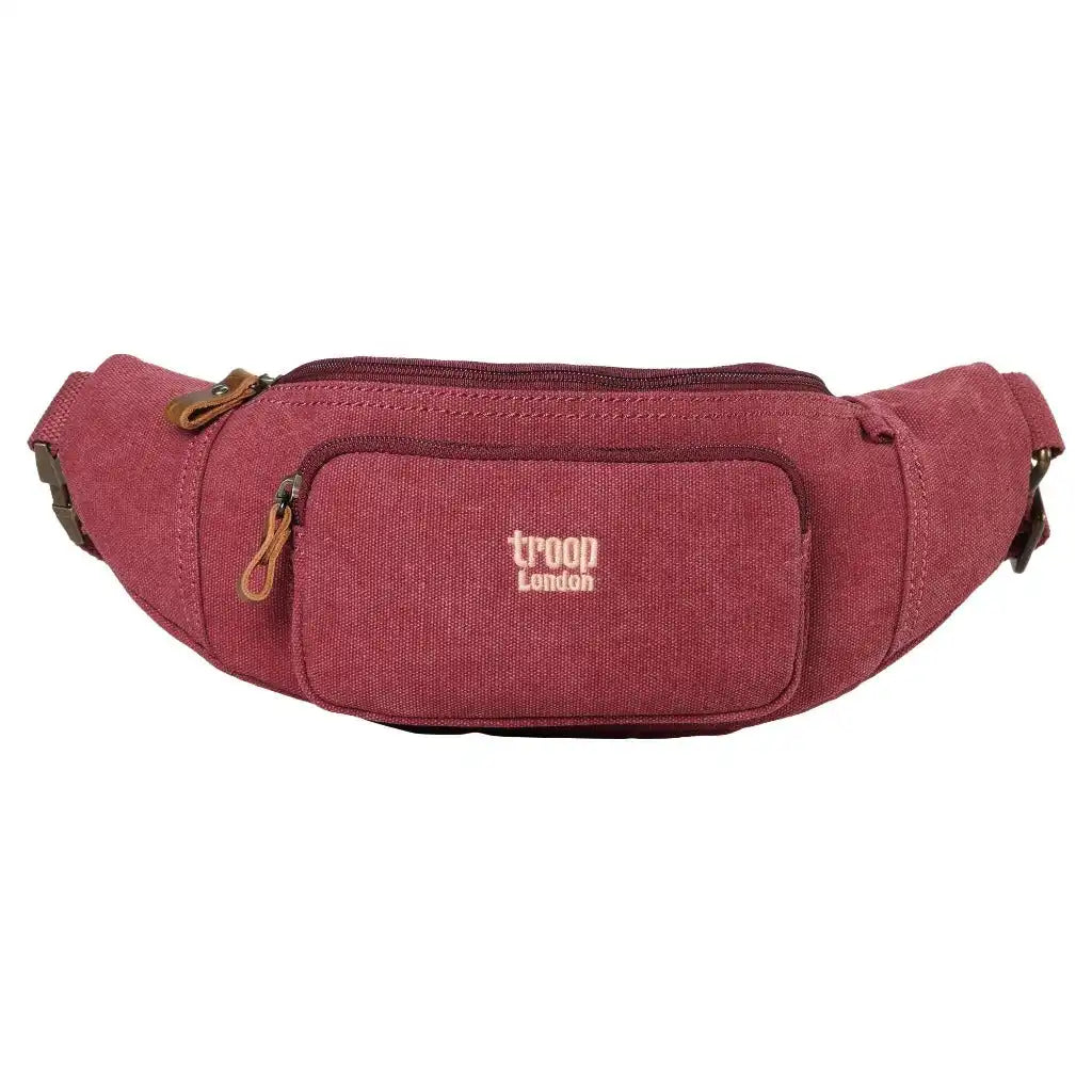 Troop London Canvas Bag - Troop London Classic - 8 Colours Luggage & Bags > Fanny Packs > Waist Bags > Troop London Bags > Classic Canvas Waist Bag emmy-jane-boutique.myshopify.com