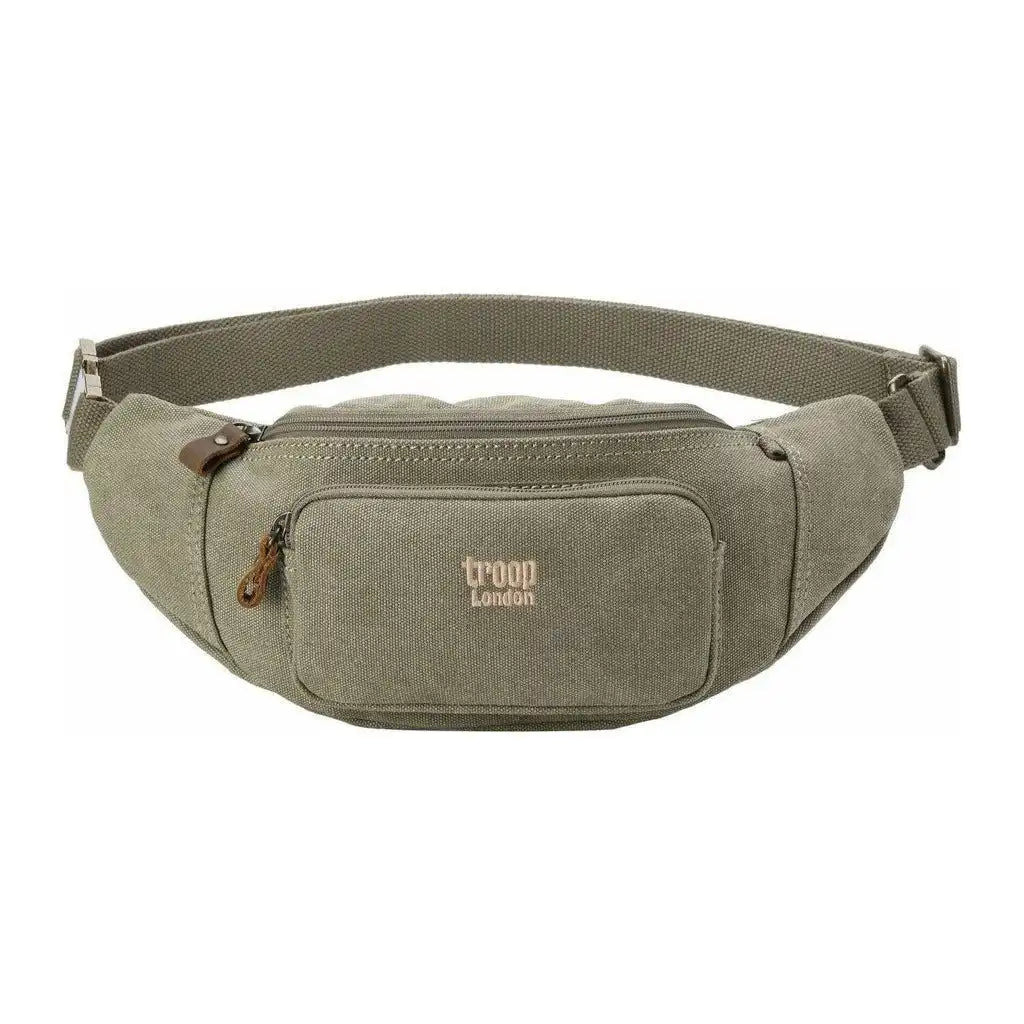 Troop London Canvas Bag - Troop London Classic - 8 Colours Luggage & Bags > Fanny Packs > Waist Bags > Troop London Bags > Classic Canvas Waist Bag emmy-jane-boutique.myshopify.com