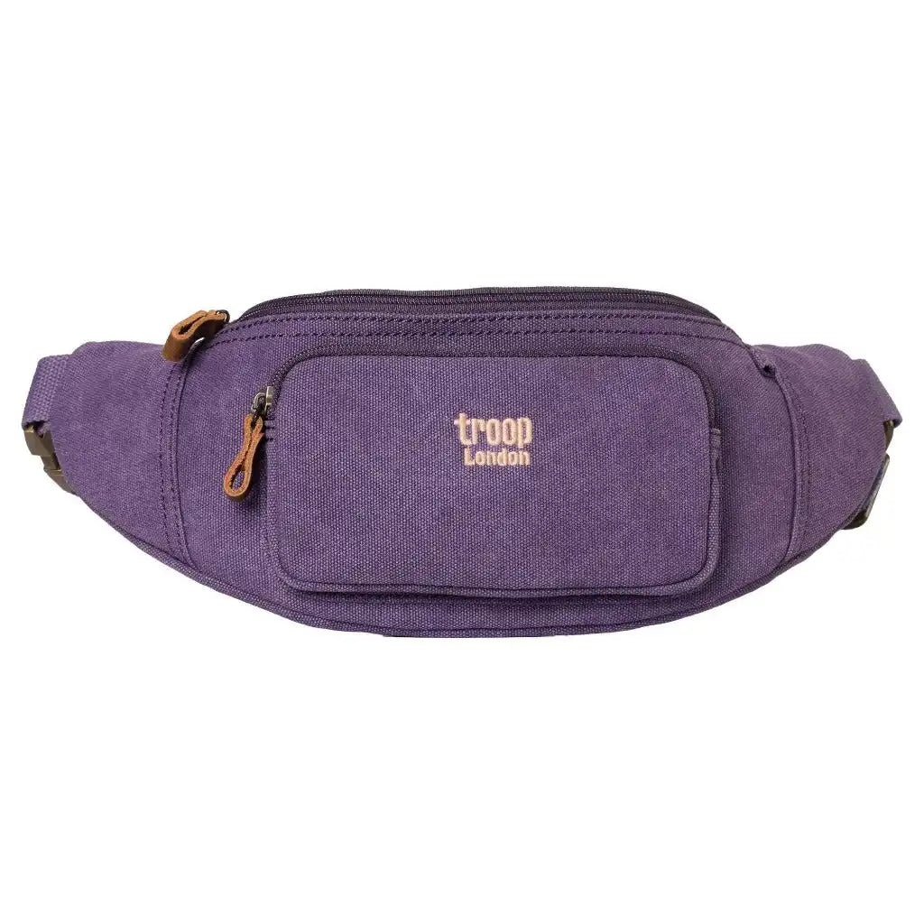 Troop London Canvas Bag - Troop London Classic - 8 Colours Luggage & Bags > Fanny Packs > Waist Bags > Troop London Bags > Classic Canvas Waist Bag emmy-jane-boutique.myshopify.com