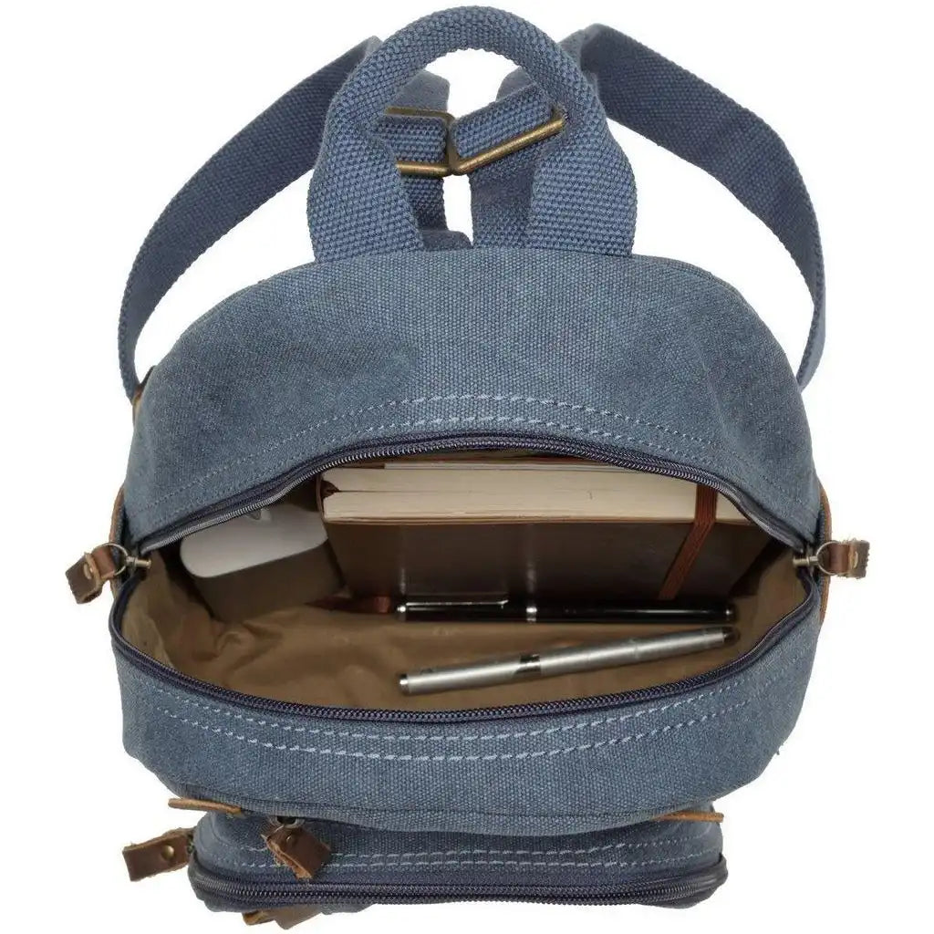 Troop London Small Canvas Backpack - Troop London Classic Canvas Backpack Luggage & Bags > Backpacks > Backpacks > Small Canvas Backpack > Troop London Classic Canvas Backpack emmy-jane-boutique.myshopify.com