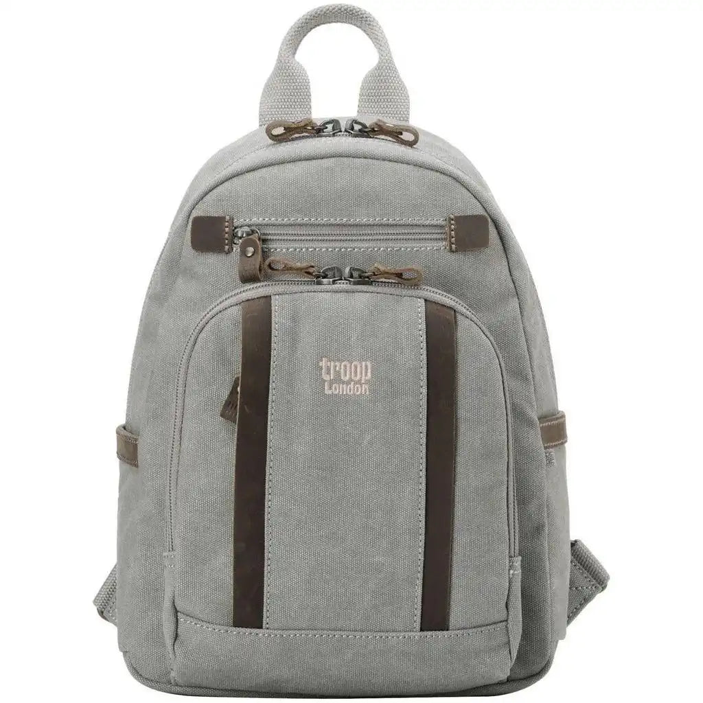 Troop London Small Canvas Backpack - Troop London Classic Canvas Backpack Luggage & Bags > Backpacks > Backpacks > Small Canvas Backpack > Troop London Classic Canvas Backpack emmy-jane-boutique.myshopify.com