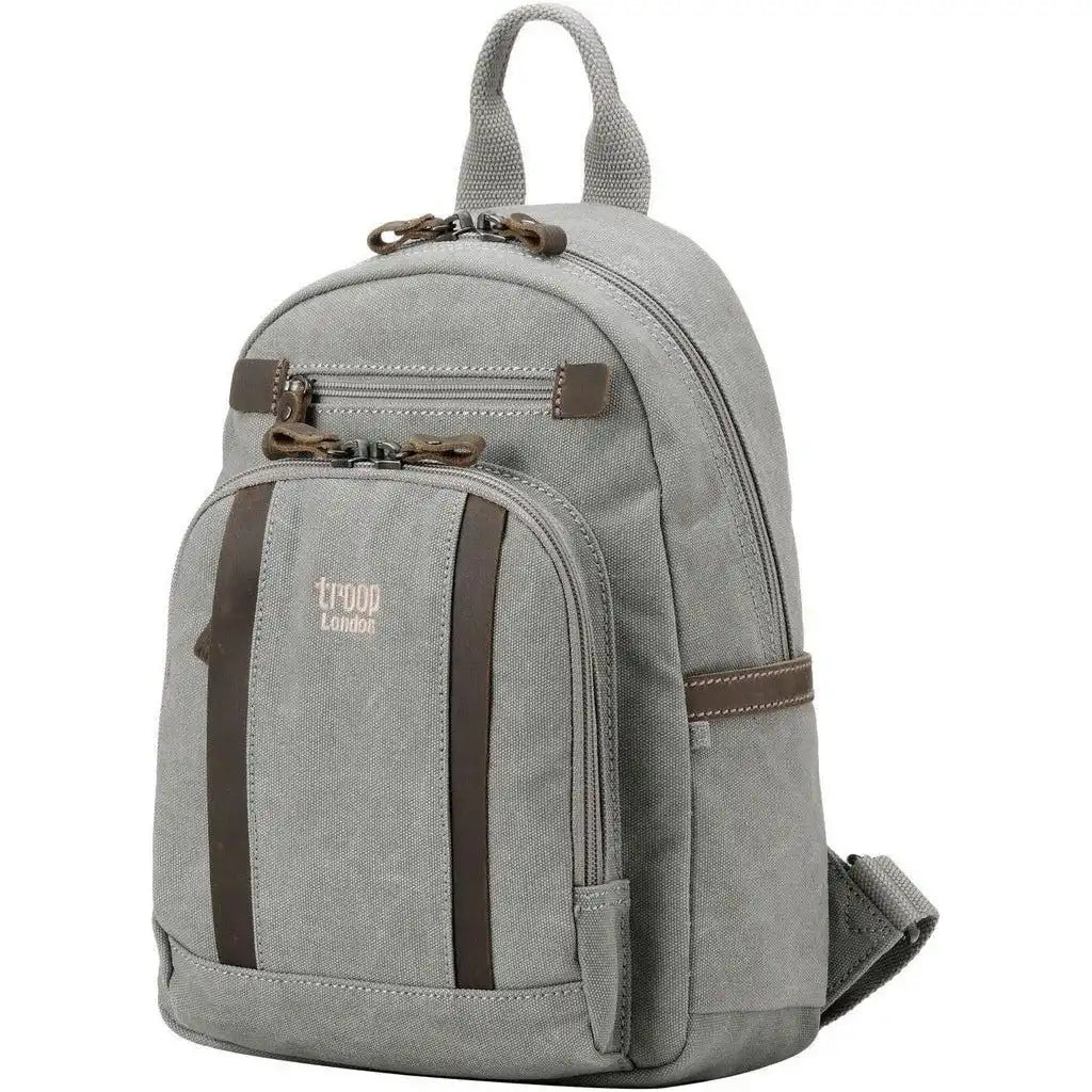 Troop London Small Canvas Backpack - Troop London Classic Canvas Backpack Luggage & Bags > Backpacks > Backpacks > Small Canvas Backpack > Troop London Classic Canvas Backpack emmy-jane-boutique.myshopify.com
