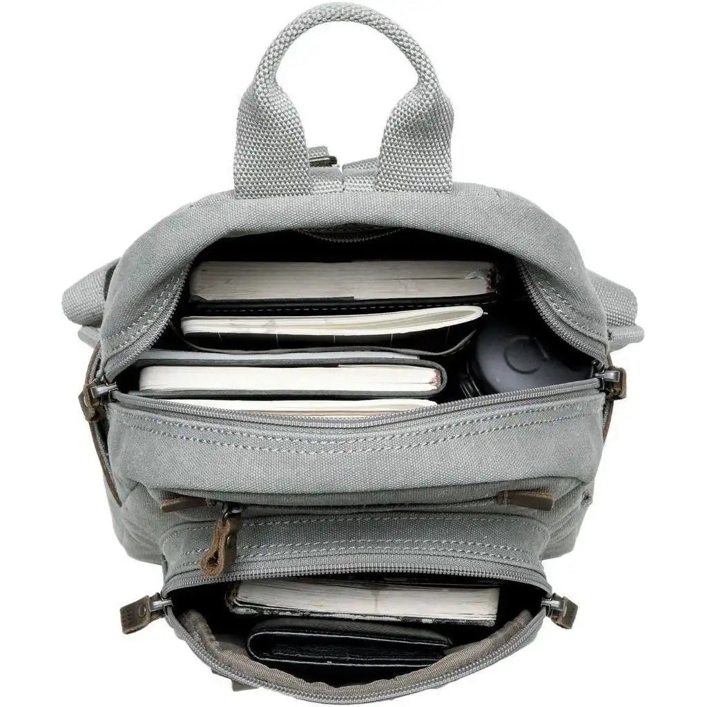 Troop London Small Canvas Backpack - Troop London Classic Canvas Backpack Luggage & Bags > Backpacks > Backpacks > Small Canvas Backpack > Troop London Classic Canvas Backpack emmy-jane-boutique.myshopify.com