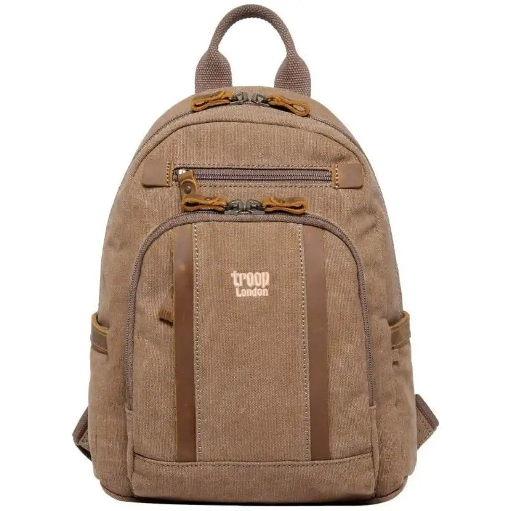 Troop London Small Canvas Backpack - Troop London Classic Canvas Backpack Luggage & Bags > Backpacks > Backpacks > Small Canvas Backpack > Troop London Classic Canvas Backpack emmy-jane-boutique.myshopify.com