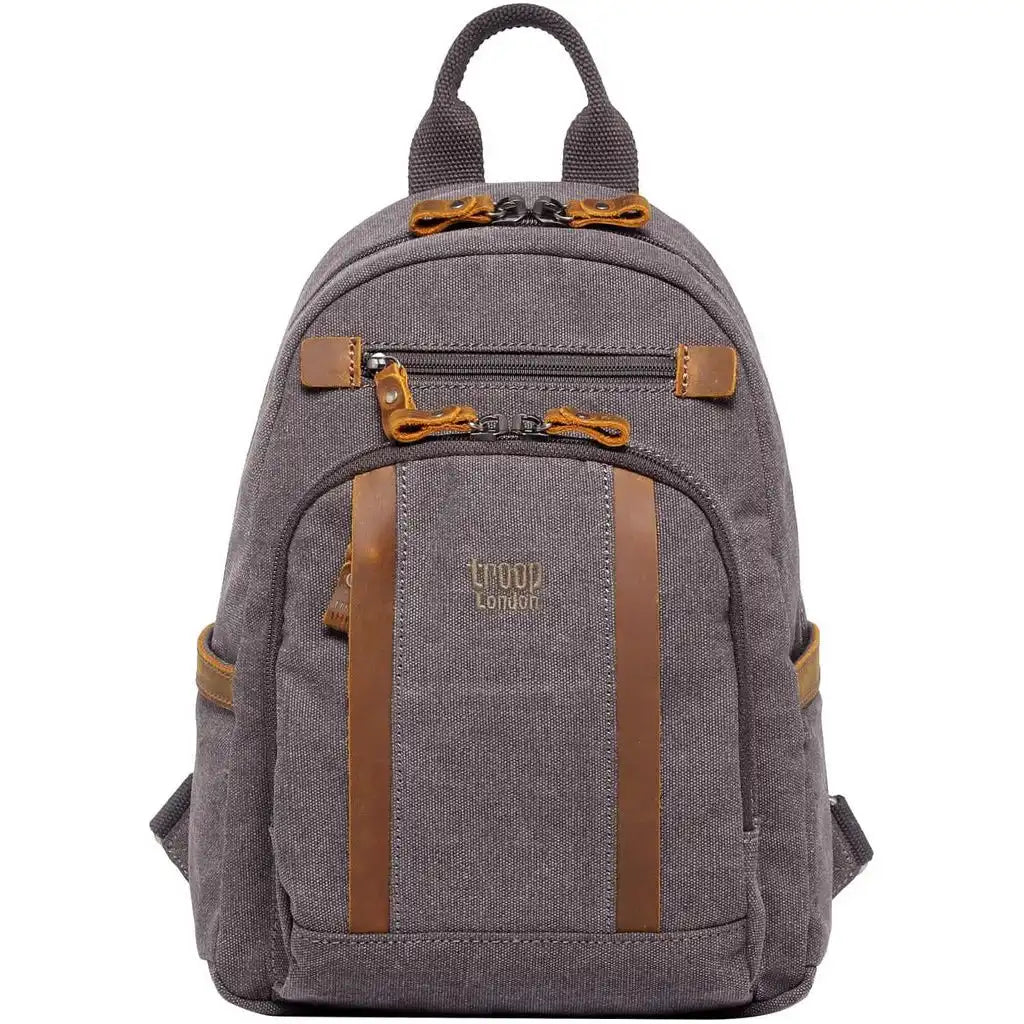 Troop London Small Canvas Backpack - Troop London Classic Canvas Backpack Luggage & Bags > Backpacks > Backpacks > Small Canvas Backpack > Troop London Classic Canvas Backpack emmy-jane-boutique.myshopify.com
