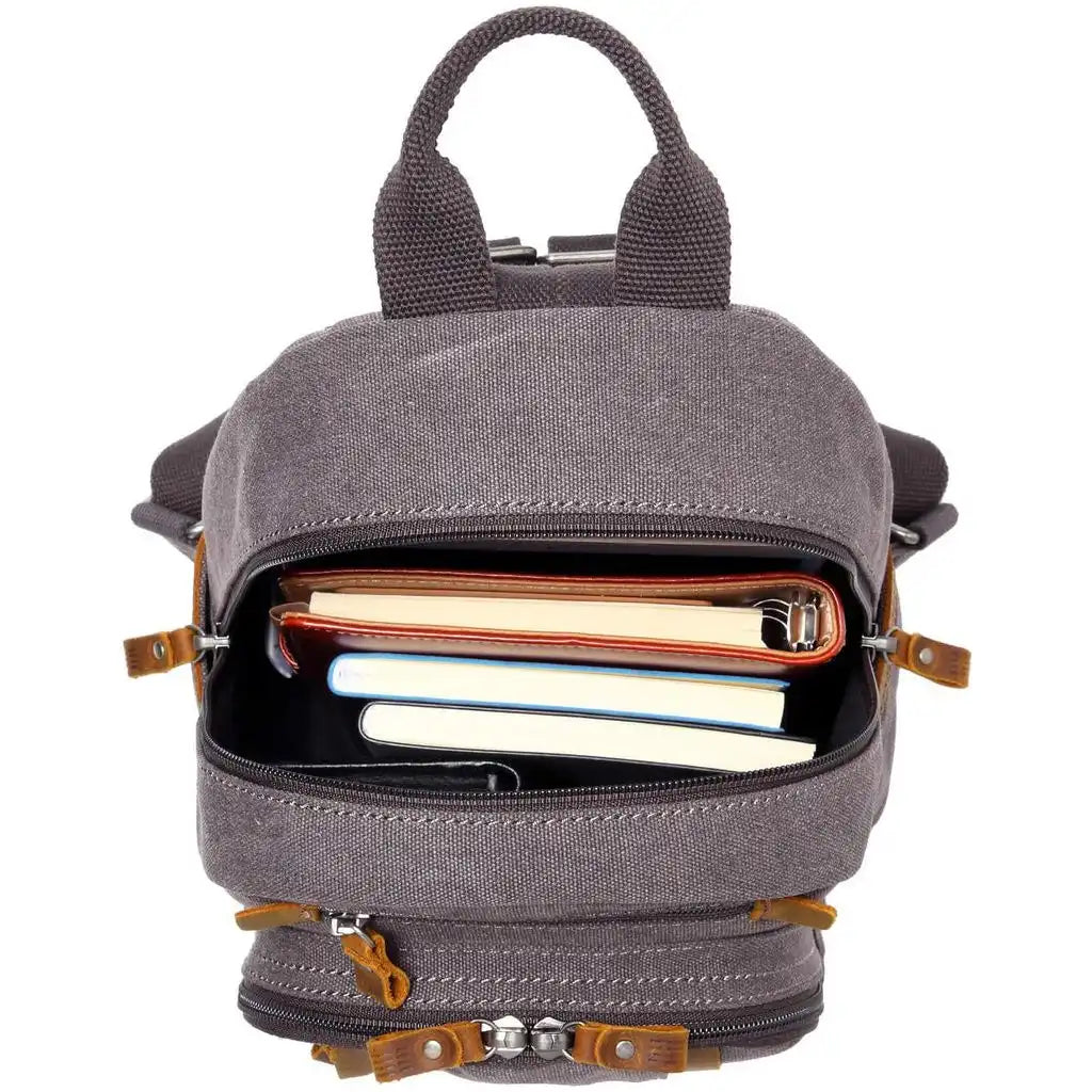 Troop London Small Canvas Backpack - Troop London Classic Canvas Backpack Luggage & Bags > Backpacks > Backpacks > Small Canvas Backpack > Troop London Classic Canvas Backpack emmy-jane-boutique.myshopify.com