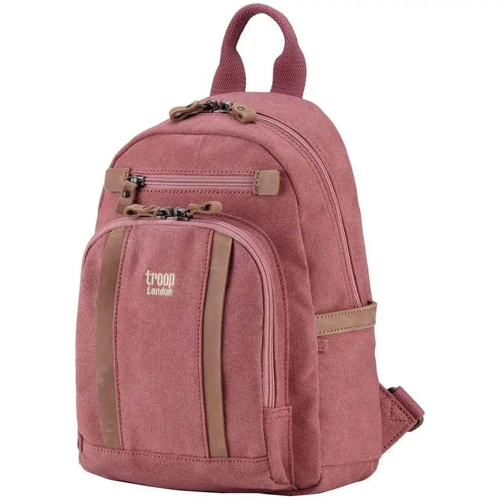 Troop London Small Canvas Backpack - Troop London Classic Canvas Backpack Luggage & Bags > Backpacks > Backpacks > Small Canvas Backpack > Troop London Classic Canvas Backpack emmy-jane-boutique.myshopify.com