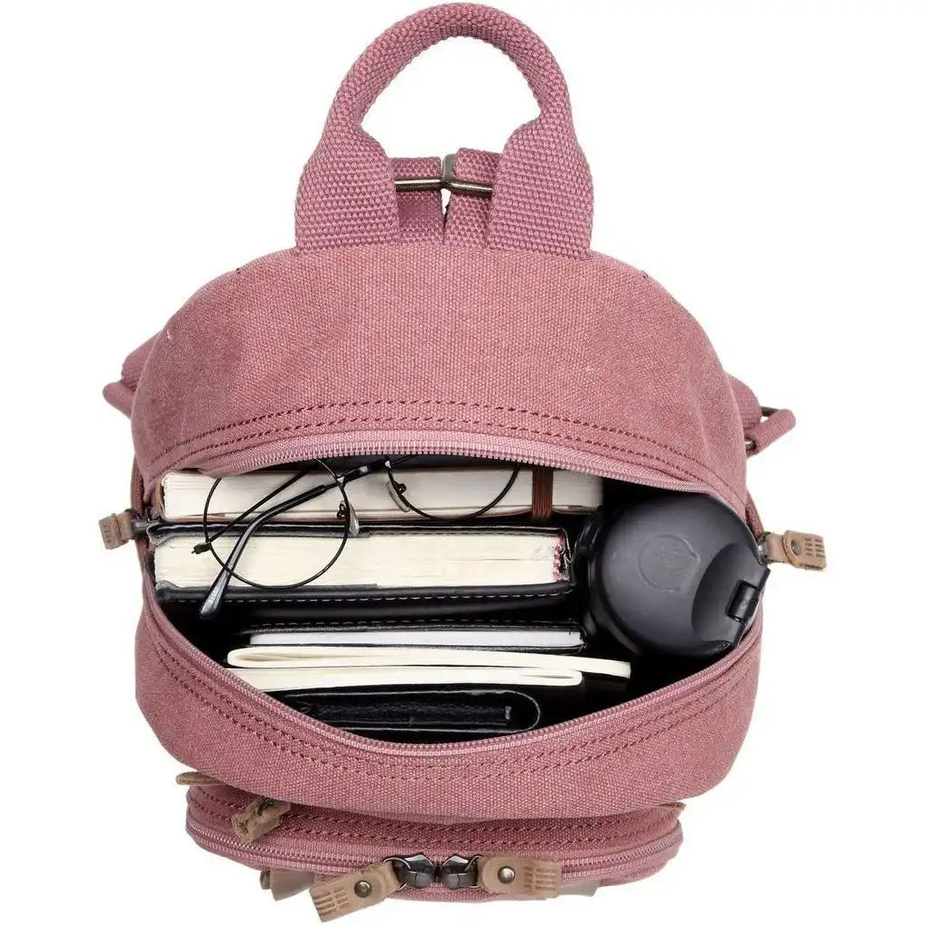Troop London Small Canvas Backpack - Troop London Classic Canvas Backpack Luggage & Bags > Backpacks > Backpacks > Small Canvas Backpack > Troop London Classic Canvas Backpack emmy-jane-boutique.myshopify.com