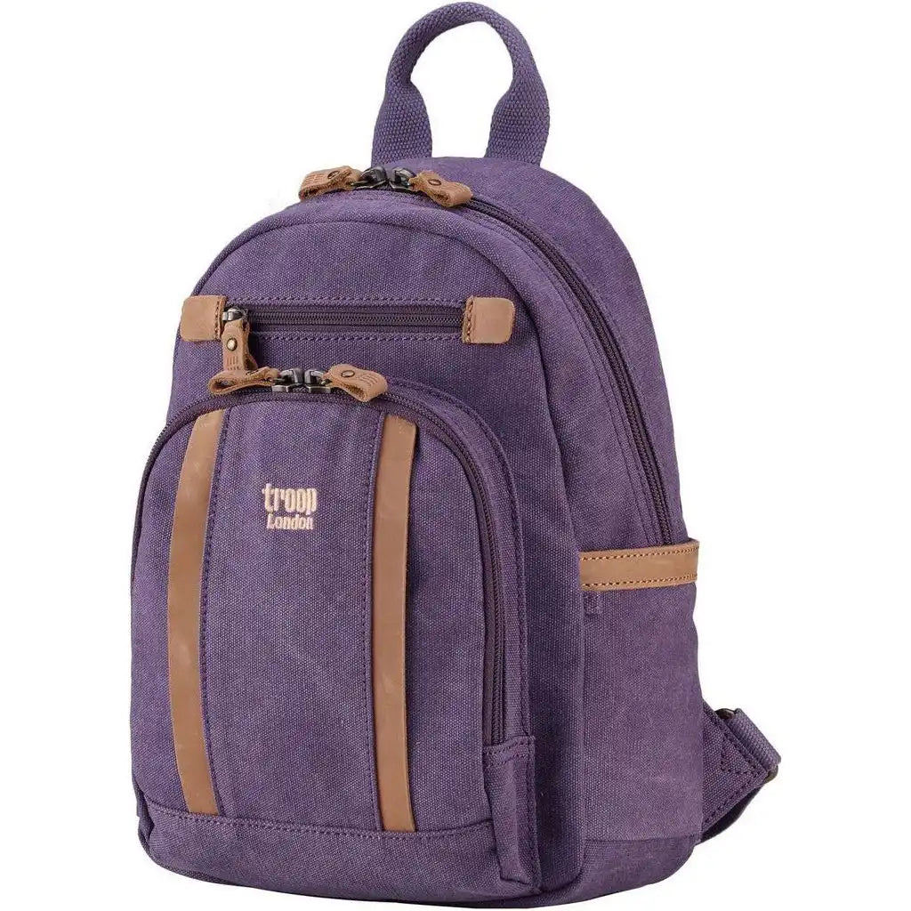 Troop London Small Canvas Backpack - Troop London Classic Canvas Backpack Luggage & Bags > Backpacks > Backpacks > Small Canvas Backpack > Troop London Classic Canvas Backpack emmy-jane-boutique.myshopify.com