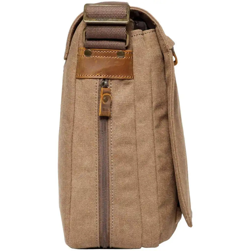 Troop London Canvas Laptop Messenger Bag - Troop London Classic - 18'' Diagonally Luggage & Bags > Messenger Bags > Canvas Crossbody Bags > Across body Bag > Troop London Bags > Troop London Classic Cross Body Bag > Canvas Laptop Messenger Bag emmy-jane-boutique.myshopify.com