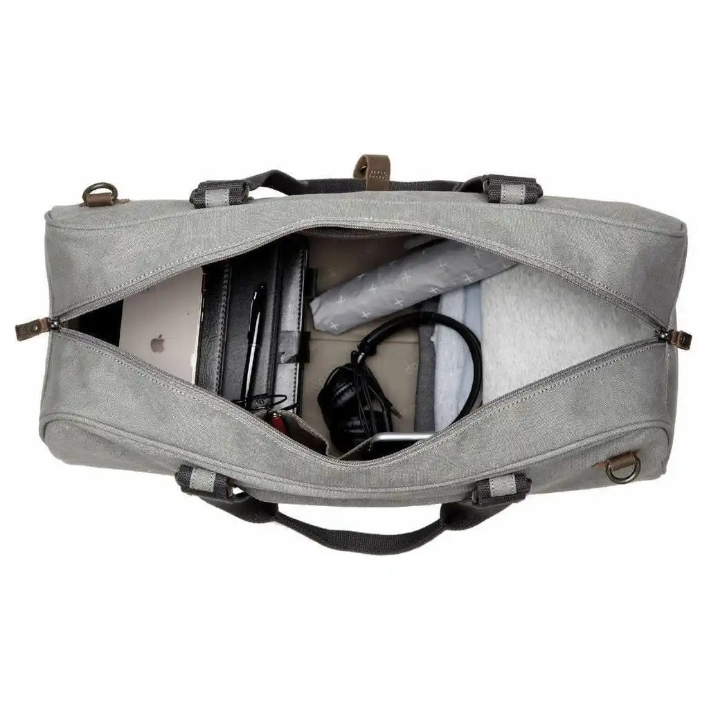 Troop London Troop Classic Canvas Travel Bag – Large Weekend Duffel (5 Colours) Luggage & Bags > Duffel Bags > Large Holdall > Weekend Bag > Troop Classic Canvas Travel Bags > Duffel Bag emmy-jane-boutique.myshopify.com