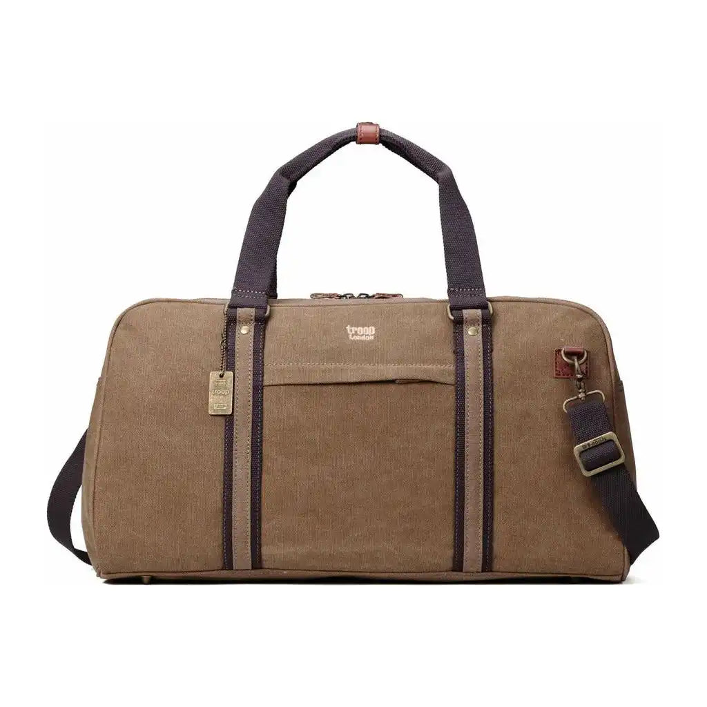 Troop London Troop Classic Canvas Travel Bag – Large Weekend Duffel (5 Colours) Luggage & Bags > Duffel Bags > Large Holdall > Weekend Bag > Troop Classic Canvas Travel Bags > Duffel Bag emmy-jane-boutique.myshopify.com