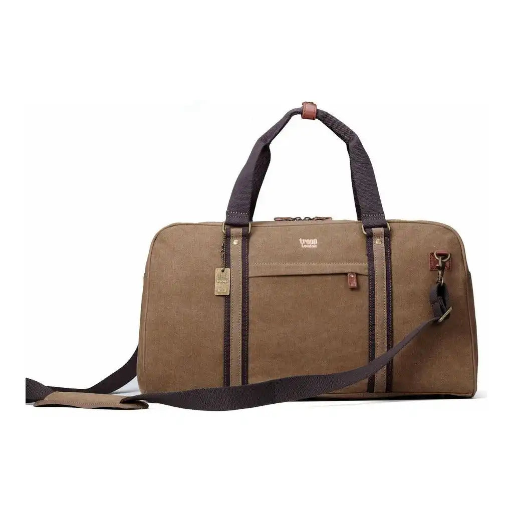Troop London Troop Classic Canvas Travel Bag – Large Weekend Duffel (5 Colours) Luggage & Bags > Duffel Bags > Large Holdall > Weekend Bag > Troop Classic Canvas Travel Bags > Duffel Bag emmy-jane-boutique.myshopify.com