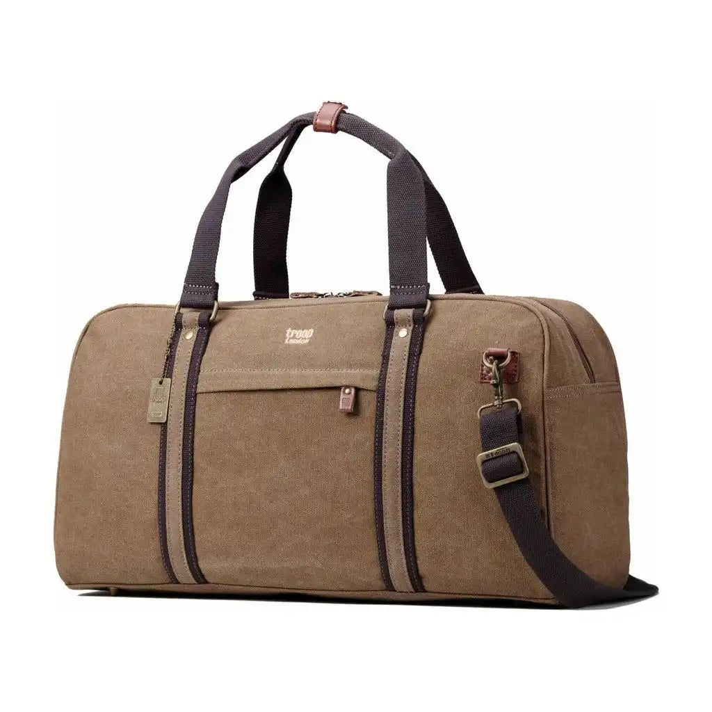 Troop London Troop Classic Canvas Travel Bag – Large Weekend Duffel (5 Colours) Luggage & Bags > Duffel Bags > Large Holdall > Weekend Bag > Troop Classic Canvas Travel Bags > Duffel Bag emmy-jane-boutique.myshopify.com