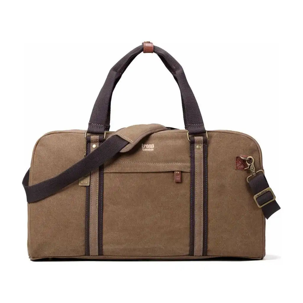 Troop London Troop Classic Canvas Travel Bag – Large Weekend Duffel (5 Colours) Luggage & Bags > Duffel Bags > Large Holdall > Weekend Bag > Troop Classic Canvas Travel Bags > Duffel Bag emmy-jane-boutique.myshopify.com