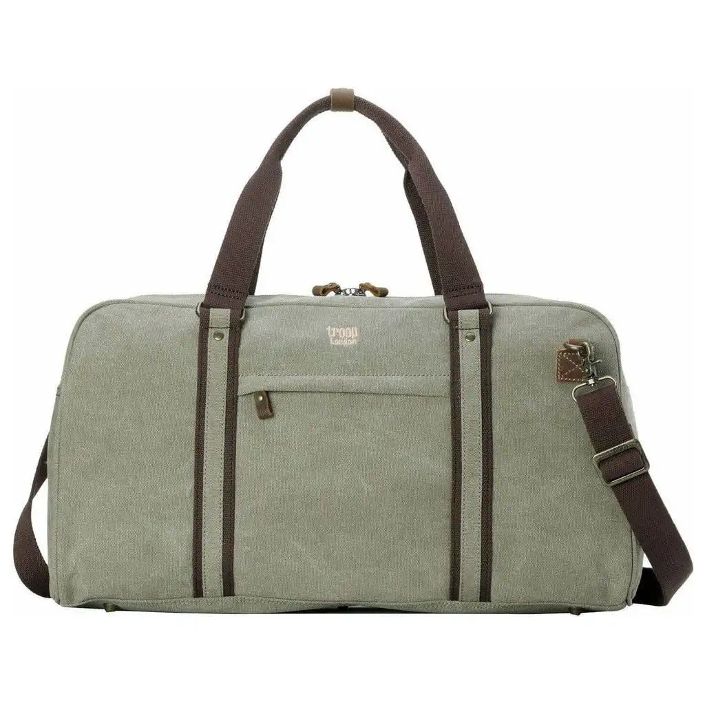 Troop London Troop Classic Canvas Travel Bag – Large Weekend Duffel (5 Colours) Luggage & Bags > Duffel Bags > Large Holdall > Weekend Bag > Troop Classic Canvas Travel Bags > Duffel Bag emmy-jane-boutique.myshopify.com