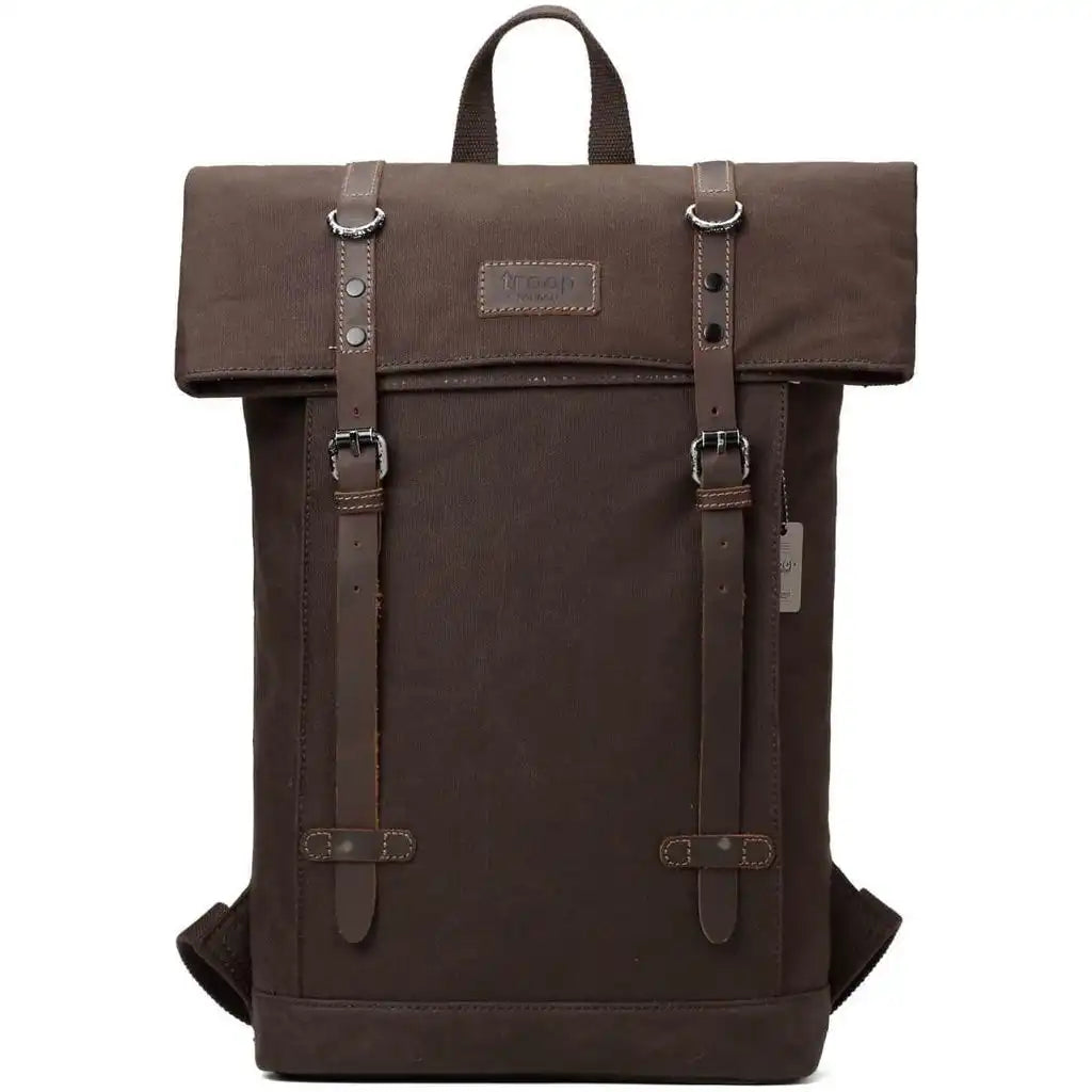 Troop London Laptop Backpack - Troop London - Heritage Canvas 15" Smart Casual Daypack Luggage & Bags > Backpacks > Laptop Backpack > Troop London Bags > Heritage Canvas Backpacks > 15" Laptop Backpacks > Smart Casual Daypack emmy-jane-boutique.myshopify.com