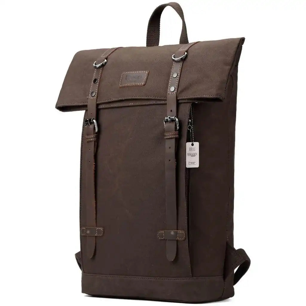Troop London Laptop Backpack - Troop London - Heritage Canvas 15" Smart Casual Daypack Luggage & Bags > Backpacks > Laptop Backpack > Troop London Bags > Heritage Canvas Backpacks > 15" Laptop Backpacks > Smart Casual Daypack emmy-jane-boutique.myshopify.com