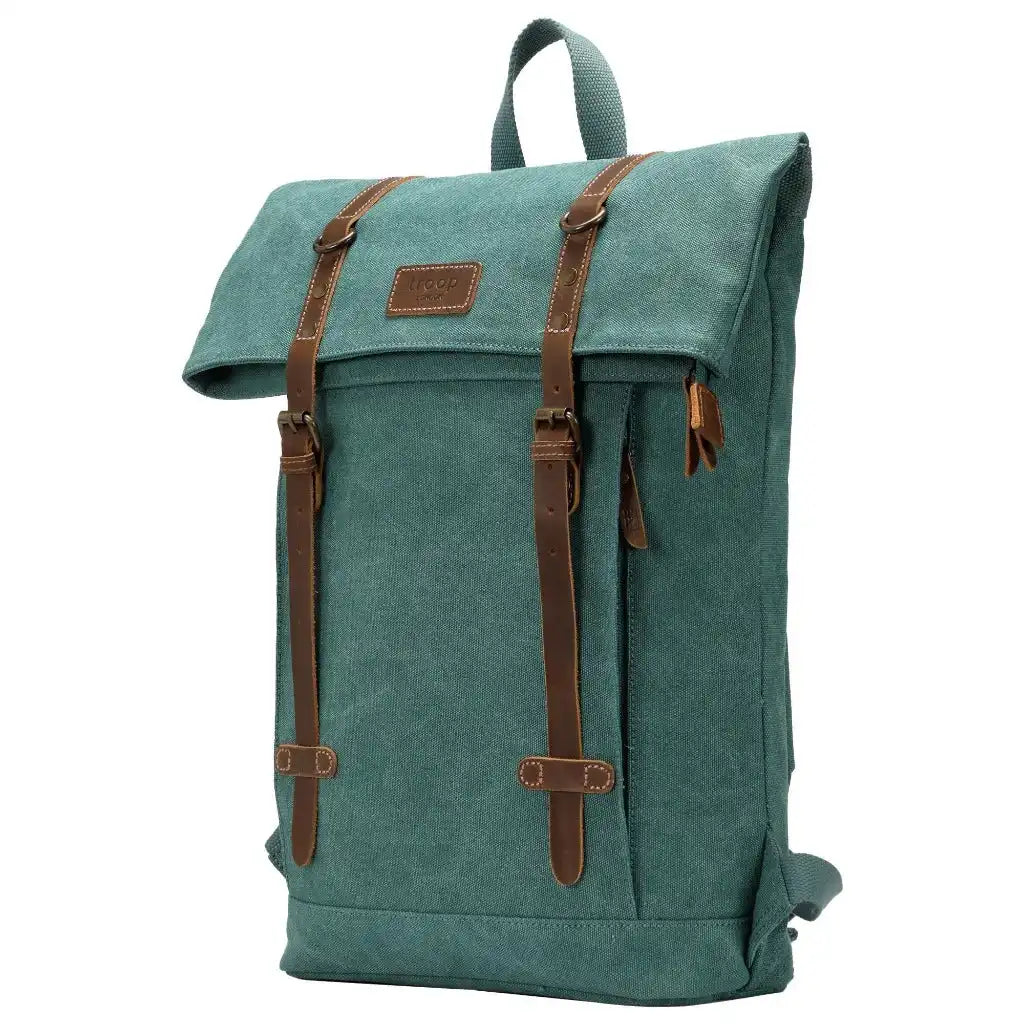 Troop London Laptop Backpack - Troop London - Heritage Canvas 15" Smart Casual Daypack Luggage & Bags > Backpacks > Laptop Backpack > Troop London Bags > Heritage Canvas Backpacks > 15" Laptop Backpacks > Smart Casual Daypack emmy-jane-boutique.myshopify.com