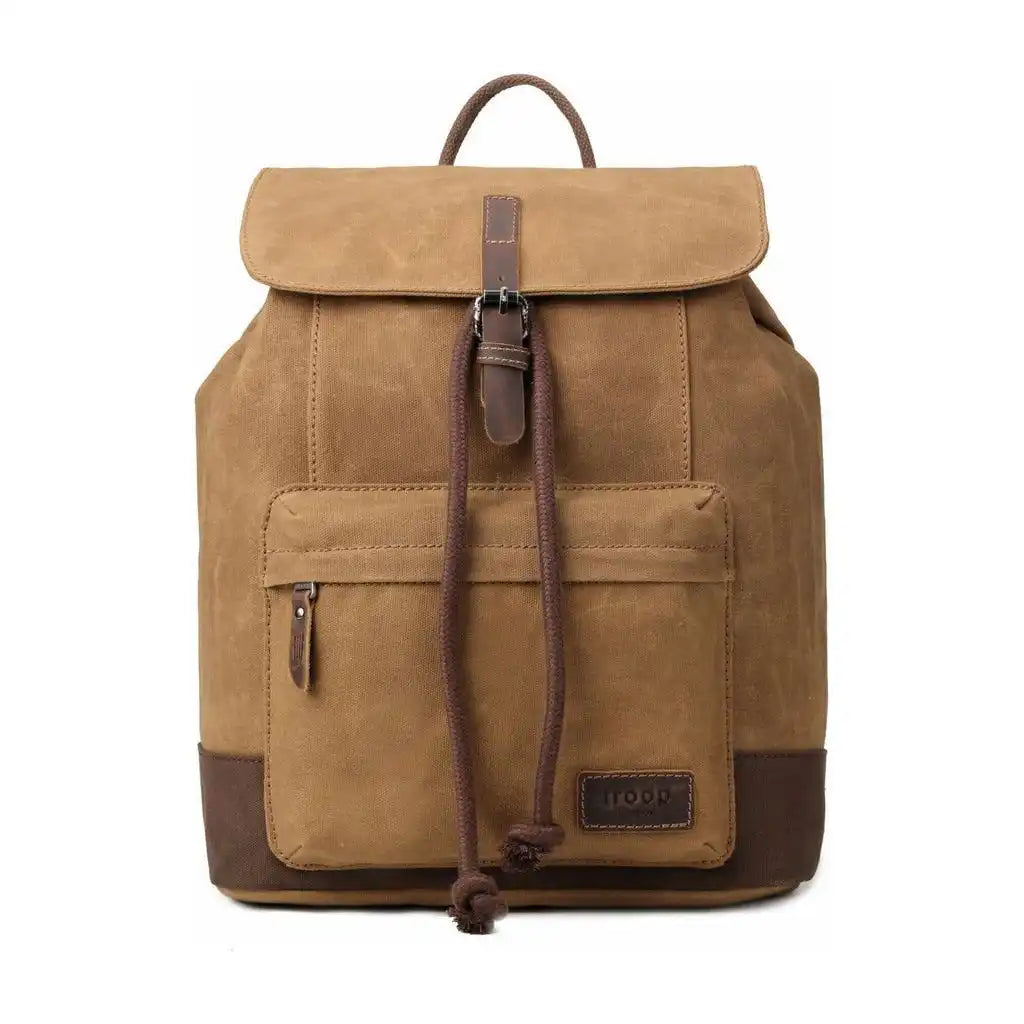 Troop London Troop London - Heritage - Canvas Laptop Backpack Smart Casual - Tablet Friendly 3032 - Apparel & Accessories > Handbags, Wallets & Cases > Backpacks emmy-jane-boutique.myshopify.com