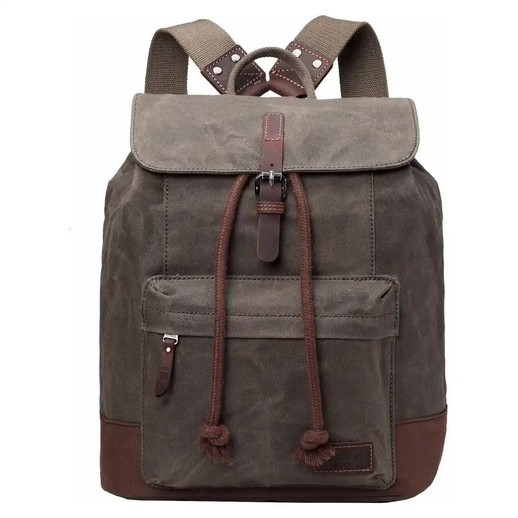 Troop London Troop London - Heritage - Canvas Laptop Backpack Smart Casual - Tablet Friendly 3032 - Apparel & Accessories > Handbags, Wallets & Cases > Backpacks emmy-jane-boutique.myshopify.com