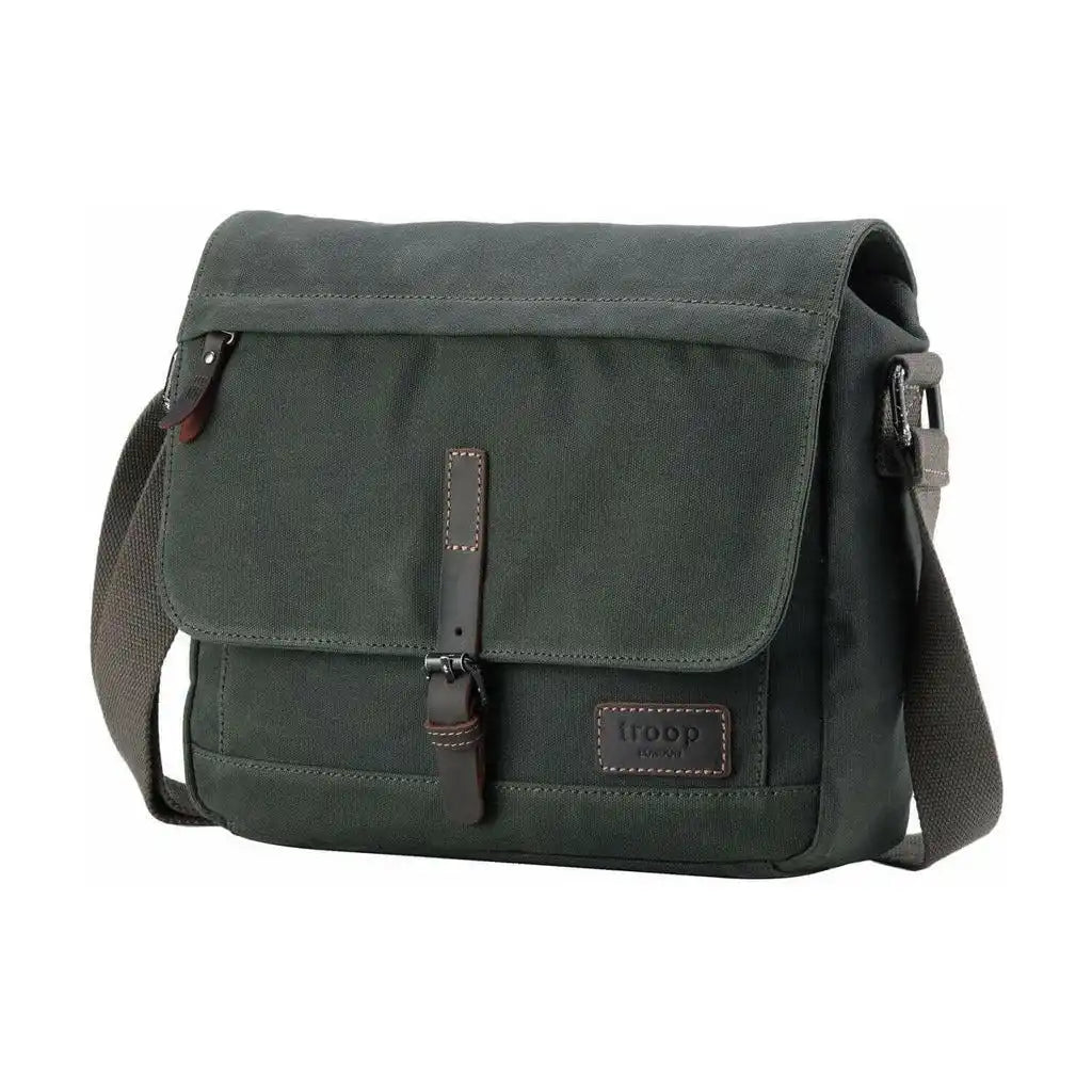 Troop London Canvas Messenger Bag - Tablet Friendly Troop London Heritage Bags Luggage & Bags > Messenger Bags > Canvas Crossbody Bags > Across body Bag > Troop London Bags > Troop London Classic Cross Body Bag emmy-jane-boutique.myshopify.com