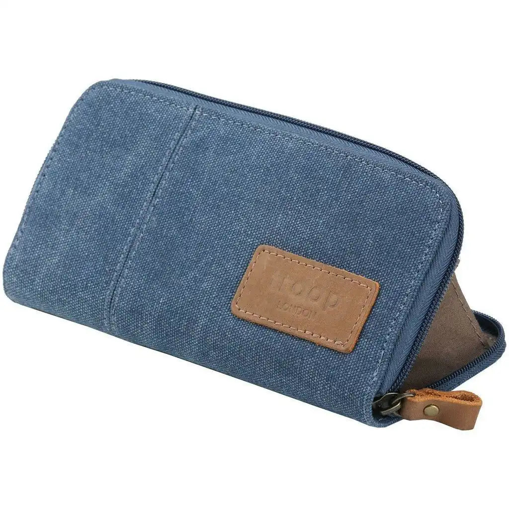 Troop London Canvas Purse - Troop London Canvas Zip Around Wallet - 5 Colours Apparel & Accessories > Handbags, Wallets & Cases > Wallets & Money Clips > Canvas Purse > Troop London Canvas Zip Around Wallet emmy-jane-boutique.myshopify.com