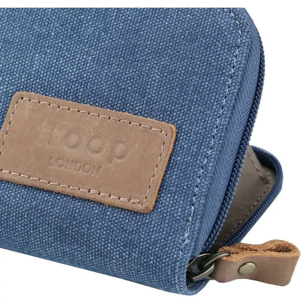 Troop London Canvas Purse - Troop London Canvas Zip Around Wallet - 5 Colours Apparel & Accessories > Handbags, Wallets & Cases > Wallets & Money Clips > Canvas Purse > Troop London Canvas Zip Around Wallet emmy-jane-boutique.myshopify.com