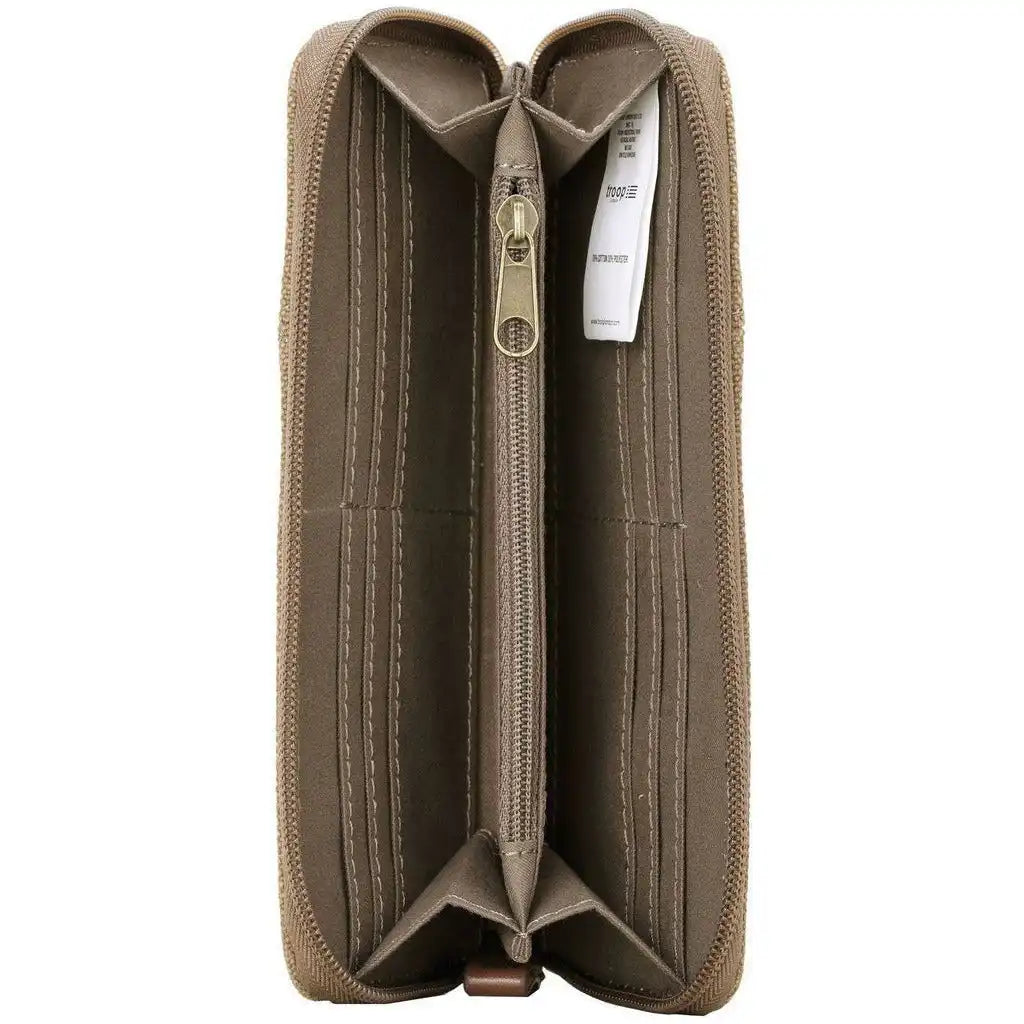 Troop London Canvas Purse - Troop London Canvas Zip Around Wallet - 5 Colours Apparel & Accessories > Handbags, Wallets & Cases > Wallets & Money Clips > Canvas Purse > Troop London Canvas Zip Around Wallet emmy-jane-boutique.myshopify.com