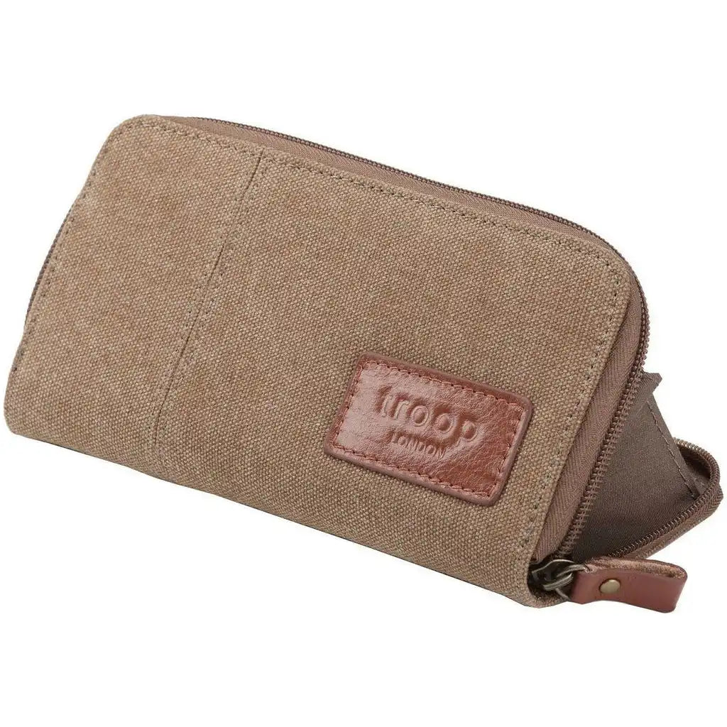 Troop London Canvas Purse - Troop London Canvas Zip Around Wallet - 5 Colours Apparel & Accessories > Handbags, Wallets & Cases > Wallets & Money Clips > Canvas Purse > Troop London Canvas Zip Around Wallet emmy-jane-boutique.myshopify.com