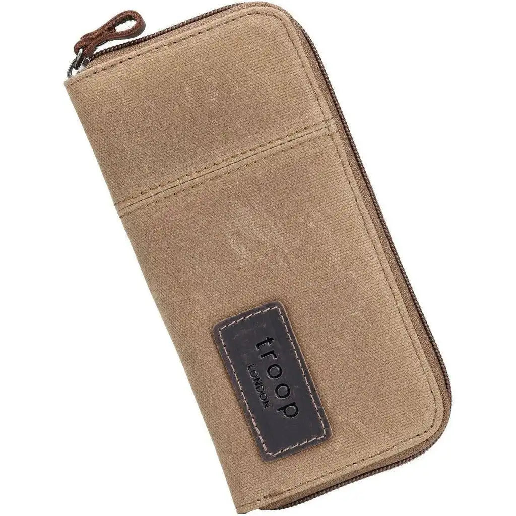 Troop London Canvas Purse - Troop London Canvas Zip Around Wallet - 5 Colours Apparel & Accessories > Handbags, Wallets & Cases > Wallets & Money Clips > Canvas Purse > Troop London Canvas Zip Around Wallet emmy-jane-boutique.myshopify.com