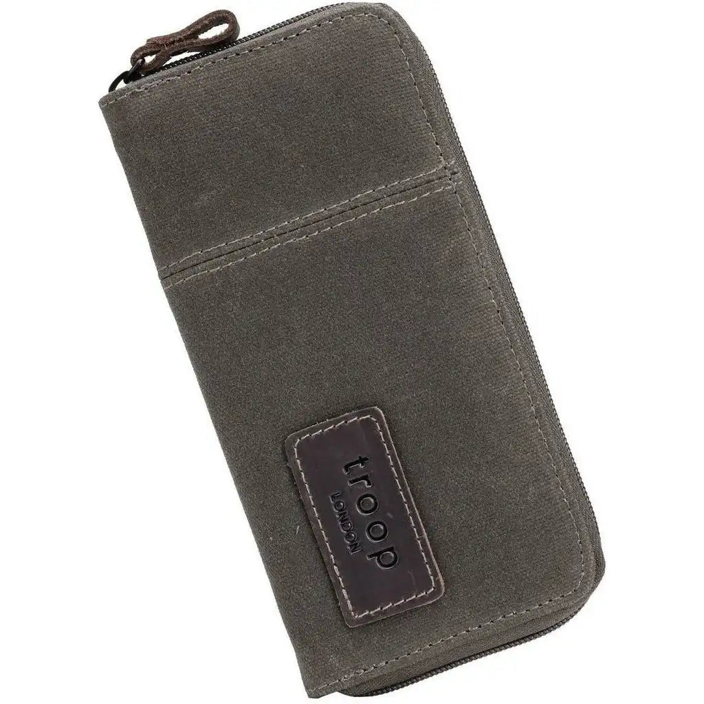 Troop London Canvas Purse - Troop London Canvas Zip Around Wallet - 5 Colours Apparel & Accessories > Handbags, Wallets & Cases > Wallets & Money Clips > Canvas Purse > Troop London Canvas Zip Around Wallet emmy-jane-boutique.myshopify.com