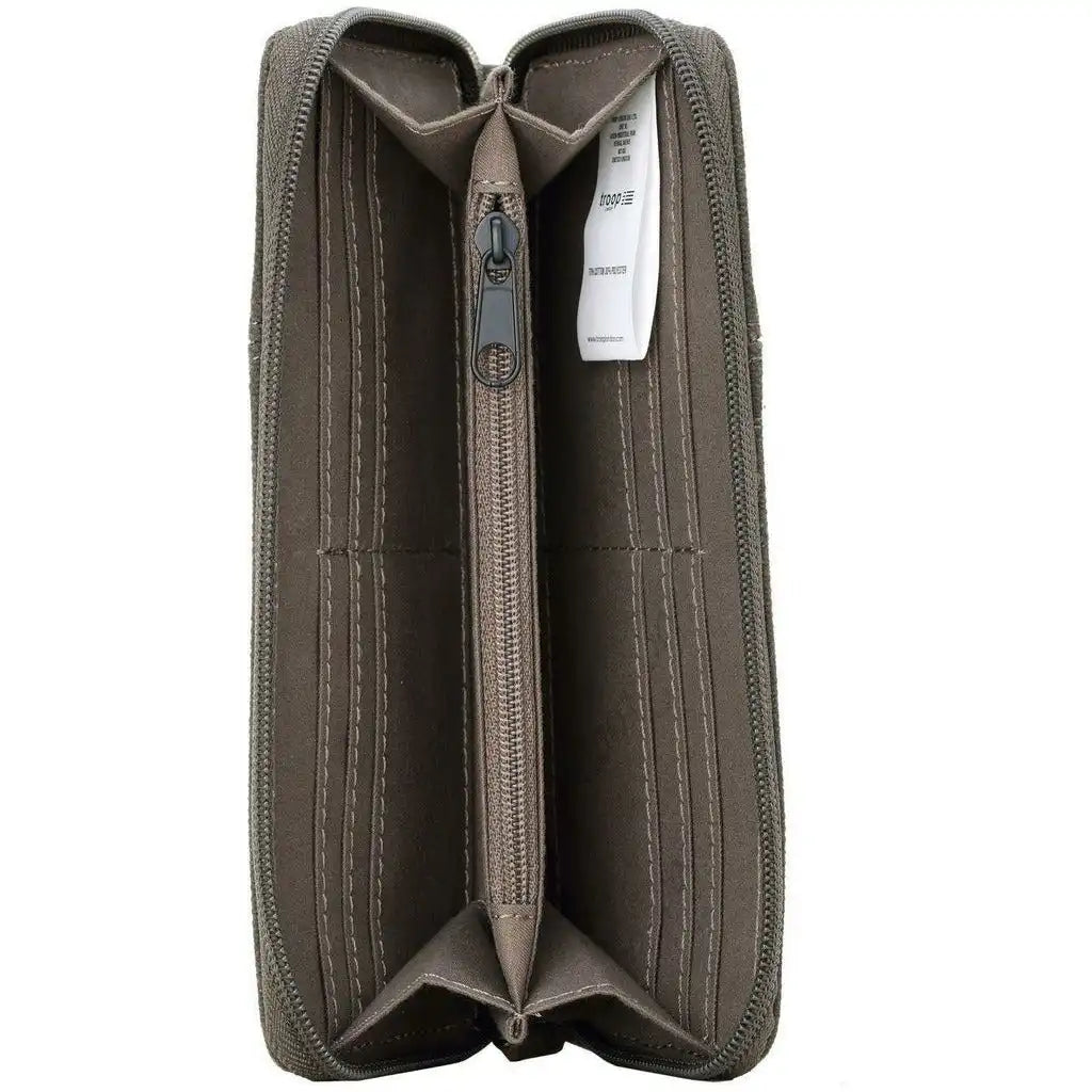 Troop London Canvas Purse - Troop London Canvas Zip Around Wallet - 5 Colours Apparel & Accessories > Handbags, Wallets & Cases > Wallets & Money Clips > Canvas Purse > Troop London Canvas Zip Around Wallet emmy-jane-boutique.myshopify.com