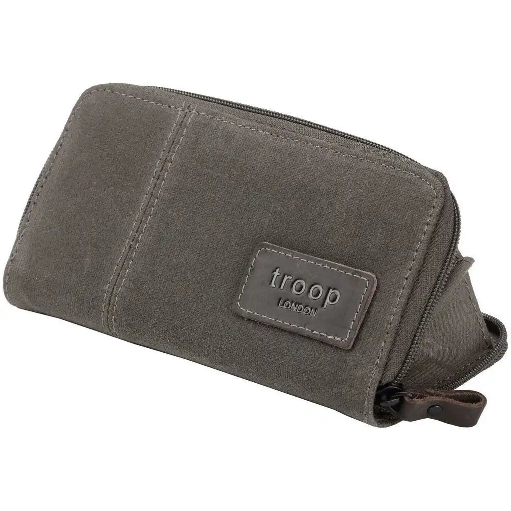 Troop London Canvas Purse - Troop London Canvas Zip Around Wallet - 5 Colours Apparel & Accessories > Handbags, Wallets & Cases > Wallets & Money Clips > Canvas Purse > Troop London Canvas Zip Around Wallet emmy-jane-boutique.myshopify.com