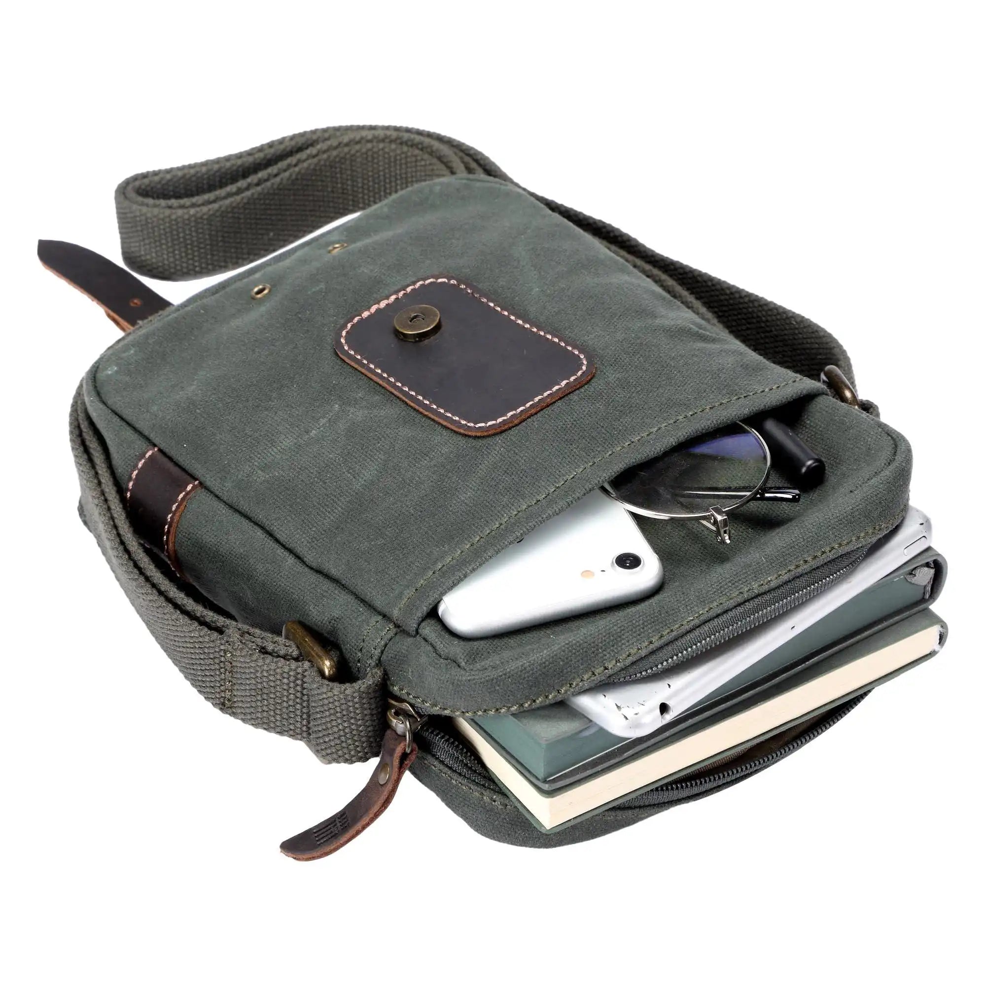 Troop London Troop London Heritage Canvas Across Small Travel Bag Luggage & Bags > Messenger Bags > Canvas Crossbody Bags > Across body Bag > Troop London Bags > Troop London Classic Cross Body Bag emmy-jane-boutique.myshopify.com