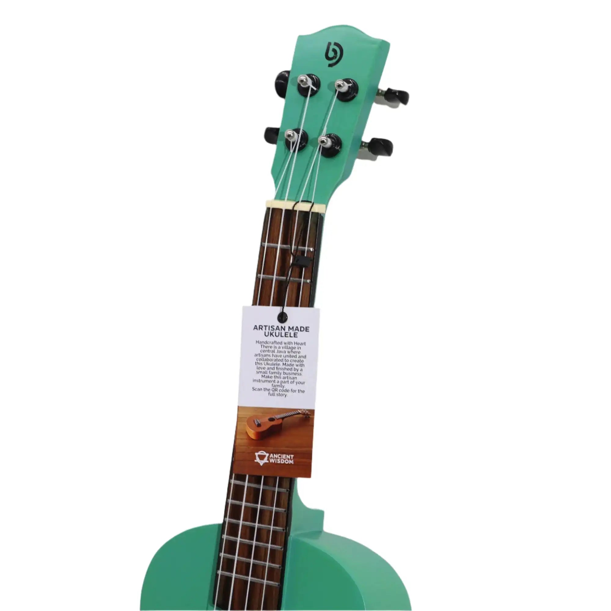Ancient Wisdom Artisan Ukuleles With Carry Bag - 6 Colours - Made in Indonesia Arts & Entertainment > Hobbies & Creative Arts > Musical Instruments > String Instruments > Ukuleles > Artisan Ukuleles > Colourful Ukuleles emmy-jane-boutique.myshopify.com