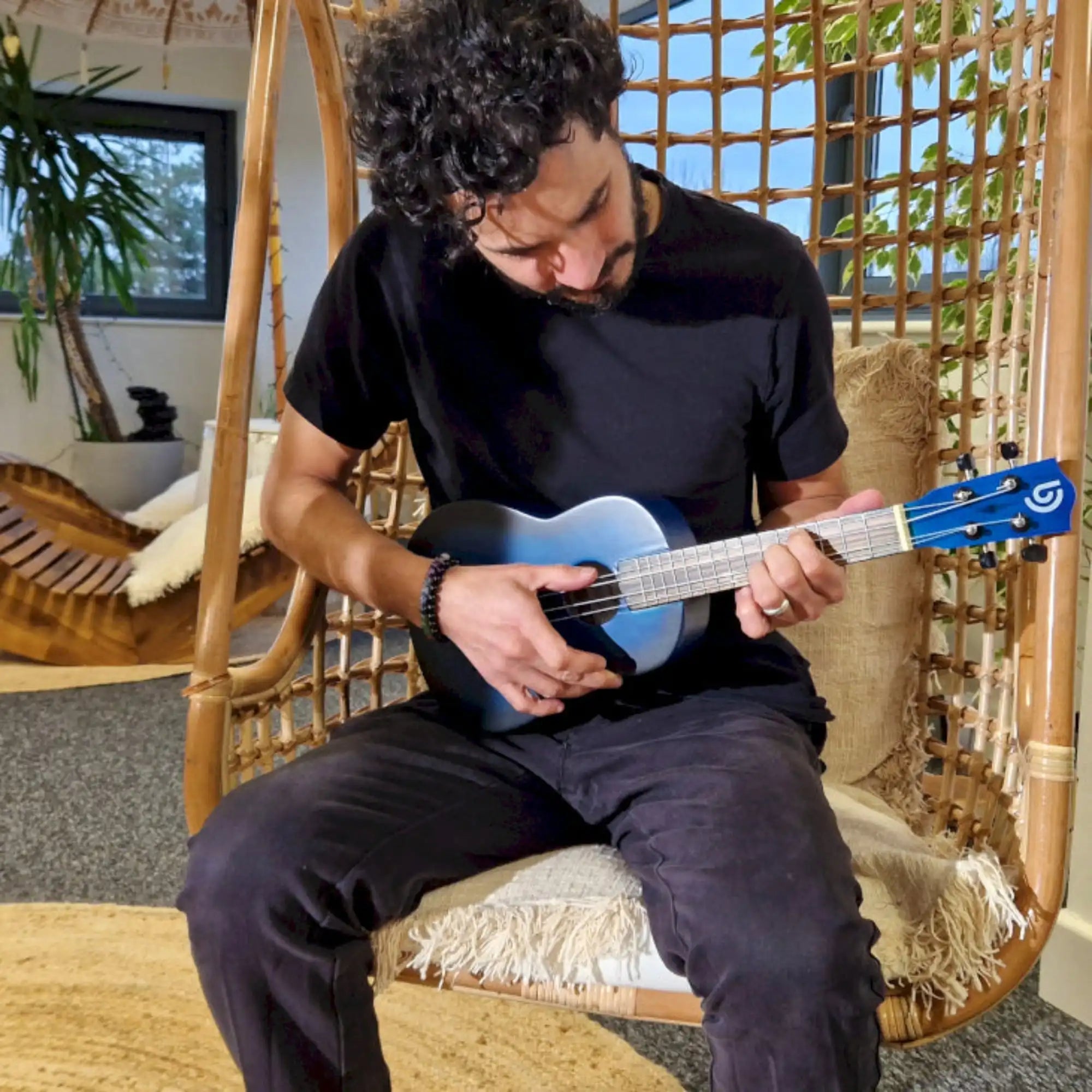 Ancient Wisdom Artisan Ukuleles With Carry Bag - 6 Colours - Made in Indonesia Arts & Entertainment > Hobbies & Creative Arts > Musical Instruments > String Instruments > Ukuleles > Artisan Ukuleles > Colourful Ukuleles emmy-jane-boutique.myshopify.com