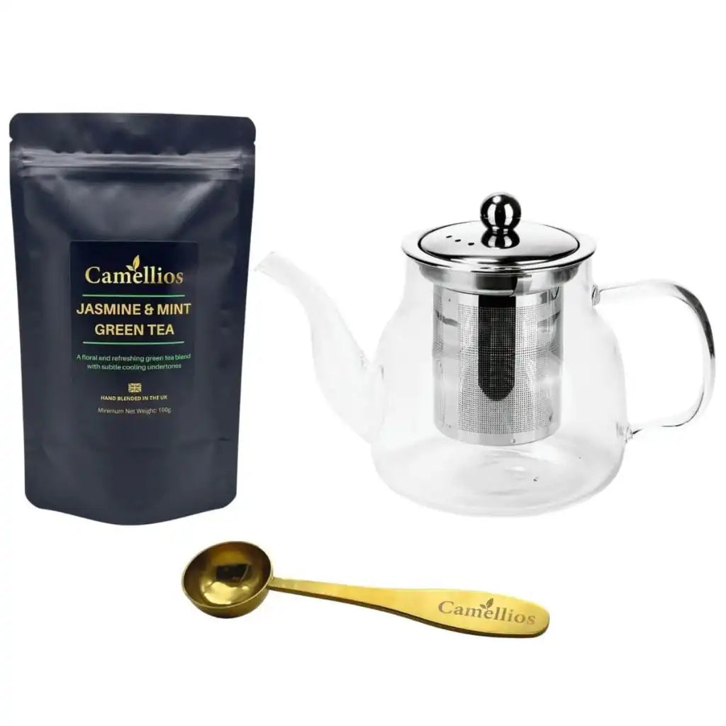 Camellios Loose Leaf Tea Set - Tea Gift Food, Beverages & Tobacco > Beverages > Tea & Infusions > Herbal Teas > Herbal Tea Gift Set emmy-jane-boutique.myshopify.com
