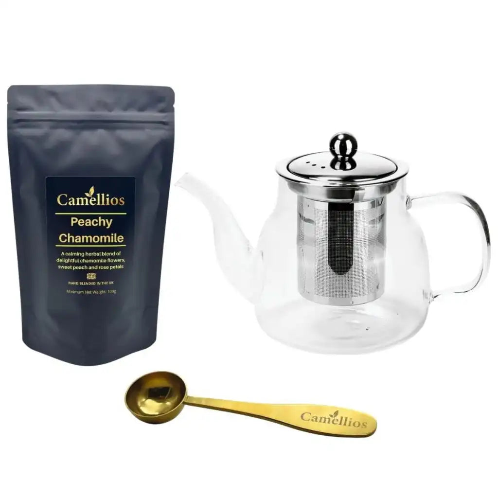 Camellios Loose Leaf Tea Set - Tea Gift Food, Beverages & Tobacco > Beverages > Tea & Infusions > Herbal Teas > Herbal Tea Gift Set emmy-jane-boutique.myshopify.com
