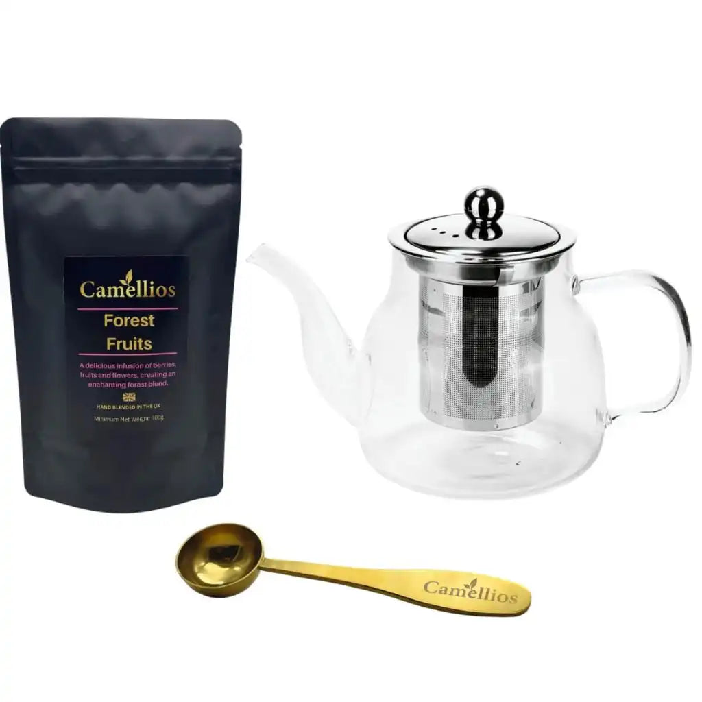 Camellios Loose Leaf Tea Set - Tea Gift Food, Beverages & Tobacco > Beverages > Tea & Infusions > Herbal Teas > Herbal Tea Gift Set emmy-jane-boutique.myshopify.com