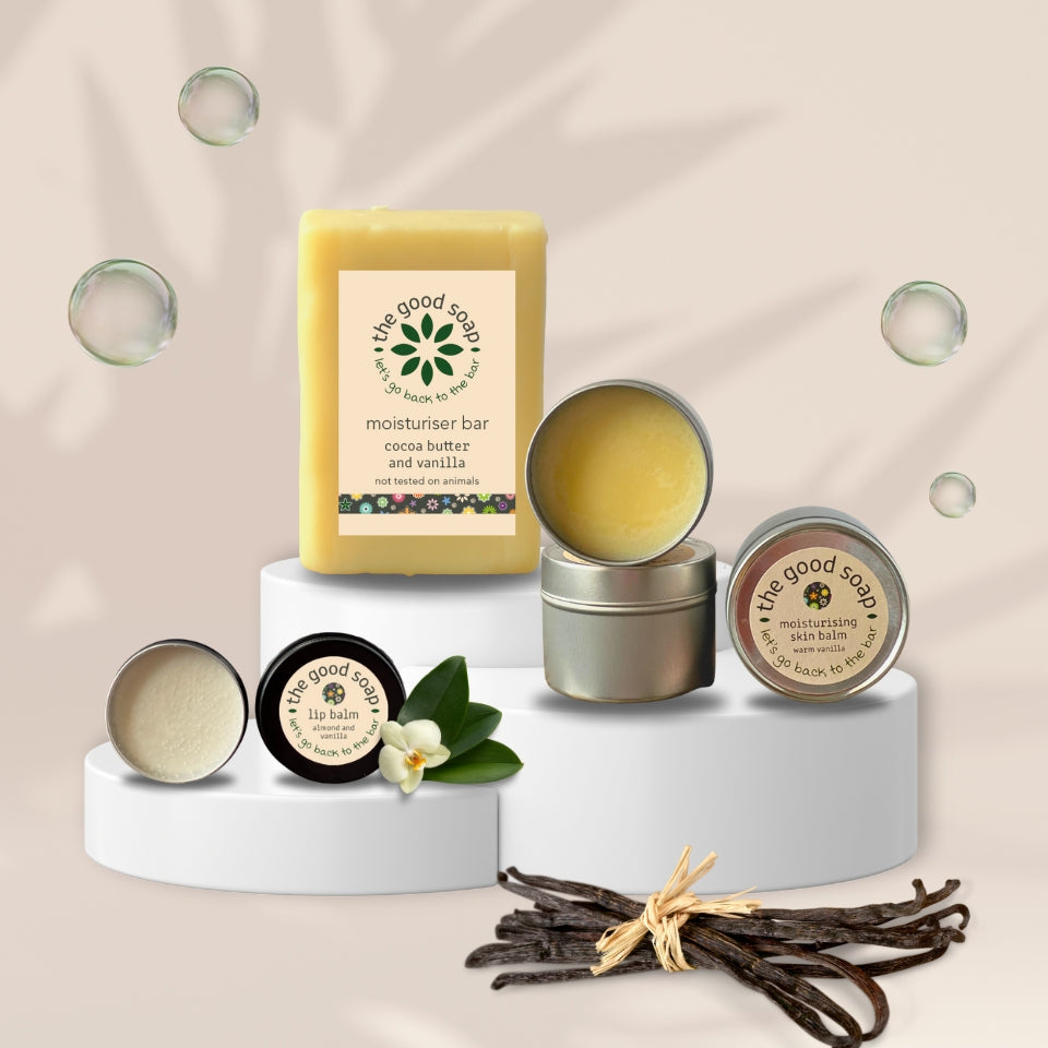 Vanilla Skincare Products Cocoa Butter Moisturiser Set