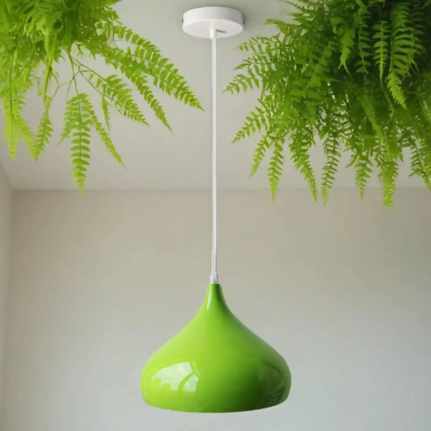 LEDSone Industrial Vintage Metal Ceiling Green Hanging Pendant Lamp Shade Home & Garden > Lighting > Lighting Fixtures > Ceiling Light Fixtures > Green Metal Ceiling Lights emmy-jane-boutique.myshopify.com