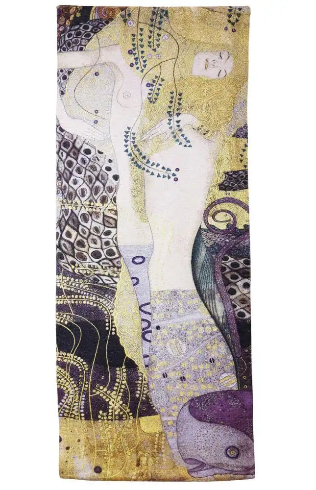 Signare Tapestry Gustav Klimt Portrait of Sea Serpent - Wall Hanging 68cm x 173cm Home & Garden > Decor > Artwork > Posters, Prints, & Visual Artwork > Tapastry Wall Hangings emmy-jane-boutique.myshopify.com