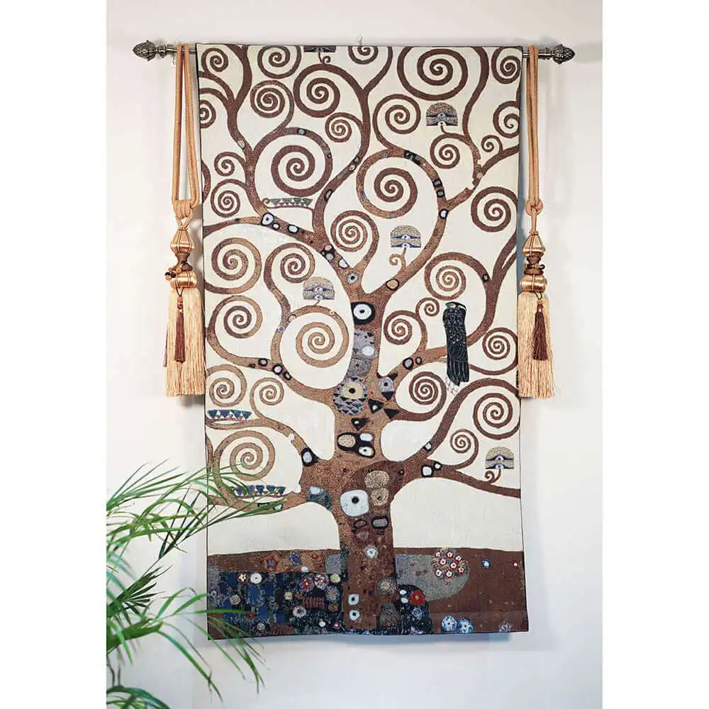 Signare Tapestry Gustav Klimt Tree of Life Tree - Wall Hanging 68cm x 138cm Home & Garden > Decor > Artwork > Posters, Prints, & Visual Artwork > Tapastry Wall Hangings emmy-jane-boutique.myshopify.com