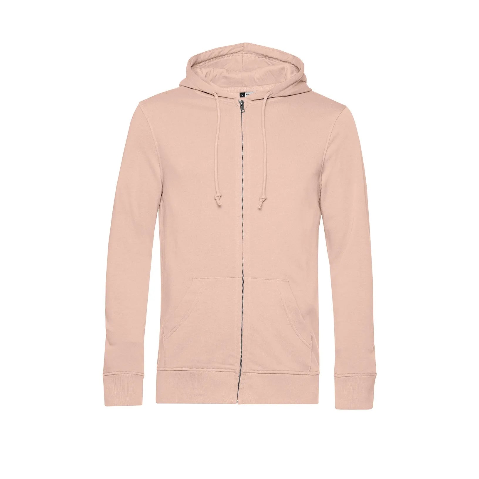 Pink hoodie on a white background